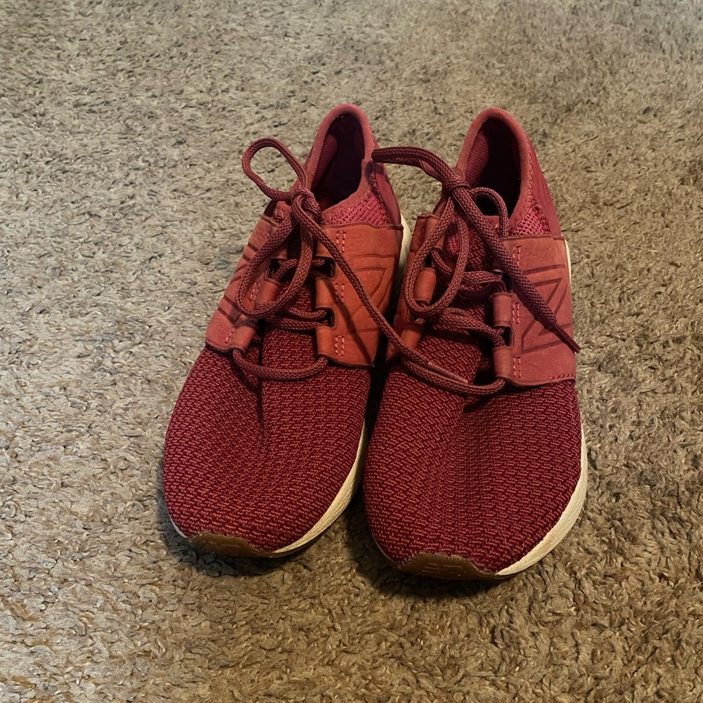 New Balance Fresh Foam Cruz v2 Nubuck Women's Running Shoes - Red